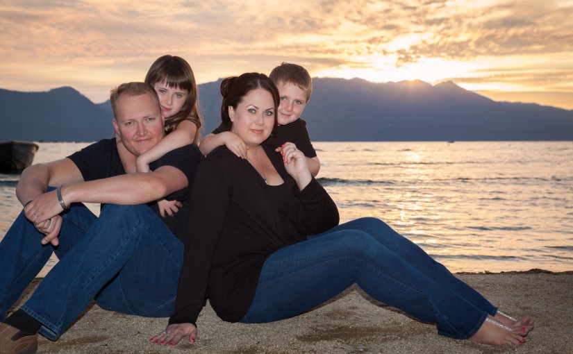 Lake Tahoe Family Portrait Session – Jonathan & Paulina’s 10 year Wedding Anniversary