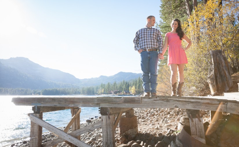 Patrick and Lisa’s Mountain Engagement Session in Truckee