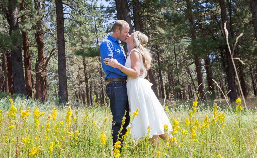 Chase and Kristine’s Camping-Themed Wedding